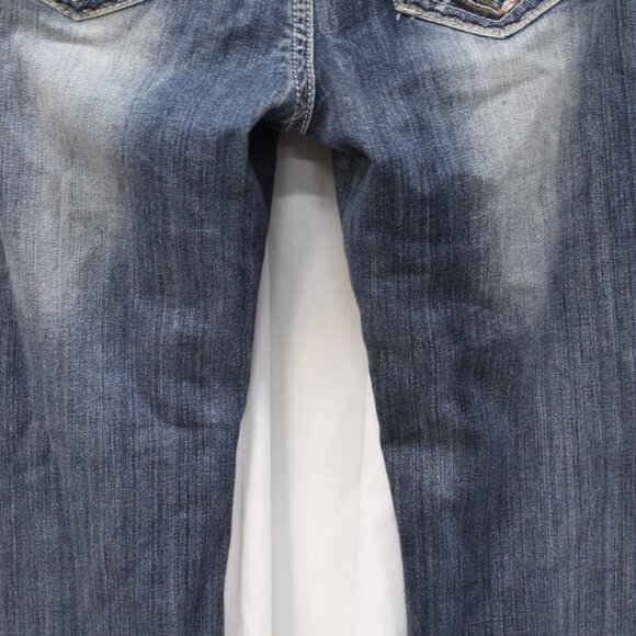 Classic Women's Boot Cut Jeans in Deep Blue - Picture 3 of 14